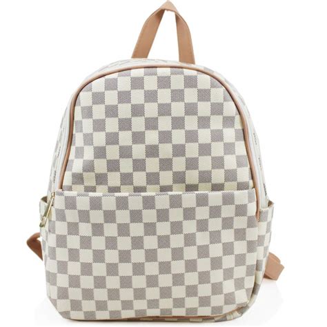 louis vuitton small backpack white